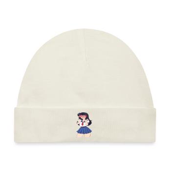 Anime Anime Merch Animes Anime Outfit Animefiguren - Baby Premium Organic Mütze - Naturweiß - Vorne