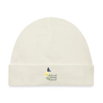 Christian Bible Verse Butterfly - Baby Premium Organic Mütze - Naturweiß - Vorne
