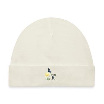 Christian Bible Verse Butterfly - Baby Premium Organic Mütze - Naturweiß - Vorne