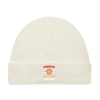 Casino Spruch - Baby Premium Organic Mütze - Naturweiß - Vorne