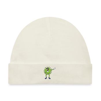 Dabbing Virus - Baby Premium Organic Mütze - Naturweiß - Vorne