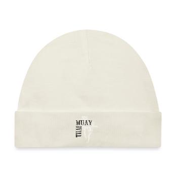 Boxing Fighting Muay Thai - Baby Premium Organic Mütze - Naturweiß - Vorne