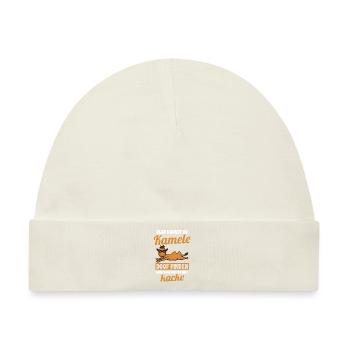 Kamele Kamel - Baby Premium Organic Mütze - Naturweiß - Vorne