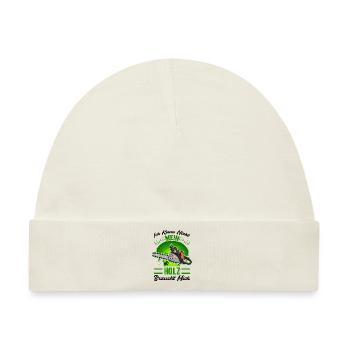 Ich kann nicht Mein Holz braucht mich Baumfäller - Baby Premium Organic Mütze - Naturweiß - Vorne