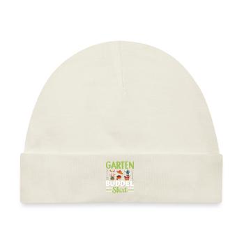 Garten Gemüse Schrebergarten - Baby Premium Organic Mütze - Naturweiß - Vorne