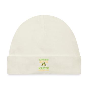 Kröte - Baby Premium Organic Mütze - Naturweiß - Vorne