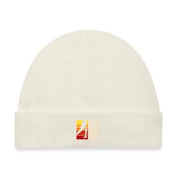 Der will nur Wing Foilen Wing Surf - Baby Premium Organic Mütze - Naturweiß - Vorne