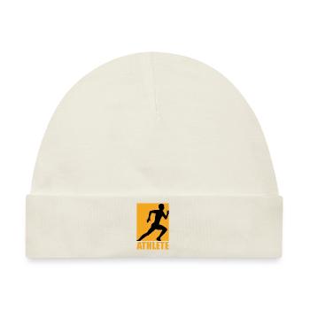 Athlete Design - Baby Premium Organic Mütze - Naturweiß - Vorne