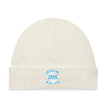 Angeln Angler Dorsch - Baby Premium Organic Mütze - Naturweiß - Vorne