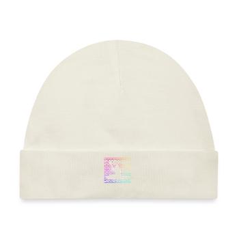Kanu fahren Mauer Vintage - Baby Premium Organic Mütze - Naturweiß - Vorne