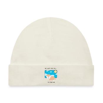 Er verließ die 99, um mich zu finden - Christian Clothing - Baby Premium Organic Mütze - Naturweiß - Vorne