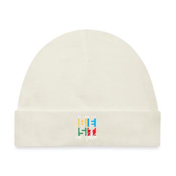 Er sah das Beste in mir - Christian Clothing - Baby Premium Organic Mütze - Naturweiß - Vorne