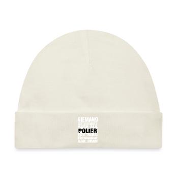 Polier - Baby Premium Organic Mütze - Naturweiß - Vorne