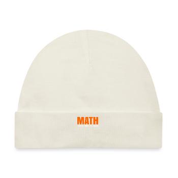 Mathematik - Baby Premium Organic Mütze - Naturweiß - Vorne