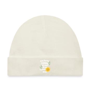 Eine Portion Frühling mit einer Prise Sommer Bitte - Baby Premium Organic Mütze - Naturweiß - Vorne