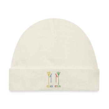Leiter Vom Rechenzentrum - Garten Wortwitz - Baby Premium Organic Mütze - Naturweiß - Vorne