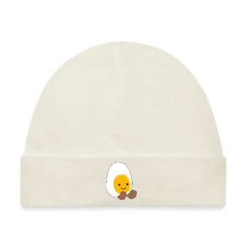 Ei - Baby Premium Organic Mütze - Naturweiß - Vorne