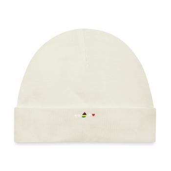 Mauritius Herzschlag Mauritius Geschenk - Baby Premium Organic Mütze - Naturweiß - Vorne