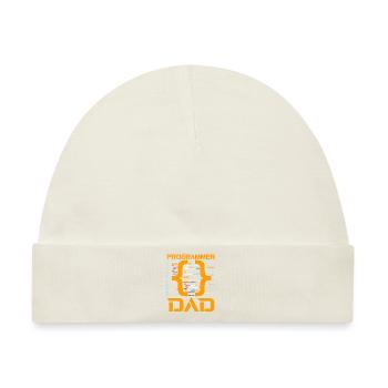 Programmer Dad - Baby Premium Organic Mütze - Naturweiß - Vorne