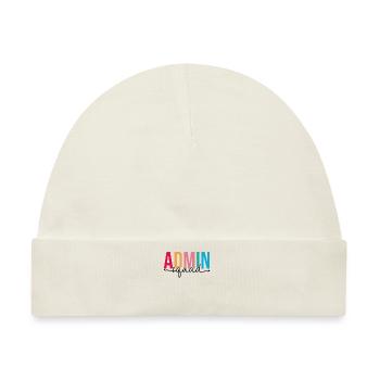 Admin Squad Verwaltungsassistent Admin Team - Baby Premium Organic Mütze - Naturweiß - Vorne