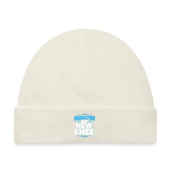 Großmutter mit neuem Knie - Baby Premium Organic Mütze - Naturweiß - Vorne
