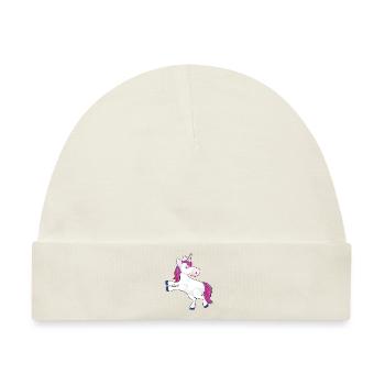 Bisexuelles Einhorn Bisexuell - Baby Premium Organic Mütze - Naturweiß - Vorne