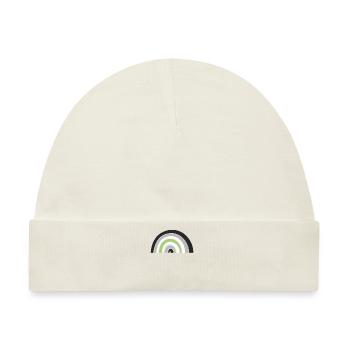 Flagge - LGBTQIA Rainbow Agender - Baby Premium Organic Mütze - Naturweiß - Vorne
