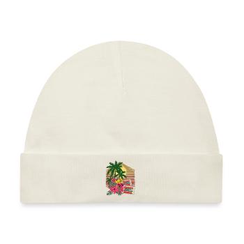Palmen - Baby Premium Organic Mütze - Naturweiß - Vorne