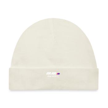 Bisexuelle Mama Bär - LGBTQ Bisexuelles - Baby Premium Organic Mütze - Naturweiß - Vorne