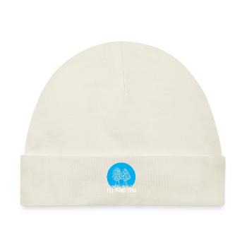 Morcheln Geschenk - Baby Premium Organic Mütze - Naturweiß - Vorne