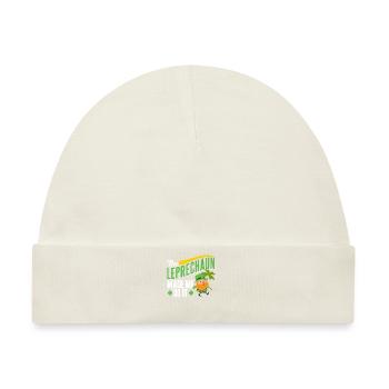 Der Leprechaun Hat Mich Dazu Gezwungen Kobold Ire - Baby Premium Organic Mütze - Naturweiß - Vorne