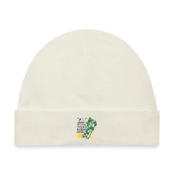Eat Sleep Hockey Repeat Eishockey - Baby Premium Organic Mütze - Naturweiß - Vorne