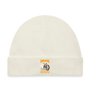 Arkansas abenteurer geschenk - Baby Premium Organic Mütze - Naturweiß - Vorne