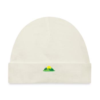 Baum - Baby Premium Organic Mütze - Naturweiß - Vorne