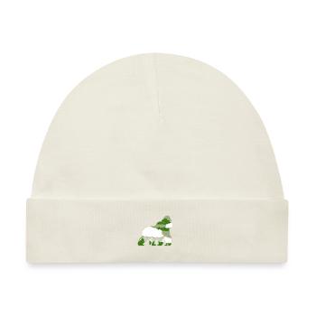 Affe - Baby Premium Organic Mütze - Naturweiß - Vorne