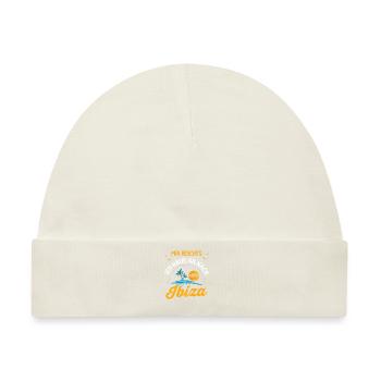 Mir reichts ich haue ab nach Ibiza - Baby Premium Organic Mütze - Naturweiß - Vorne