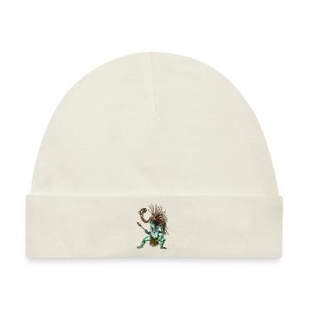 Aztekischer Kriegergott Cueyatl - Baby Premium Organic Mütze - Naturweiß - Vorne