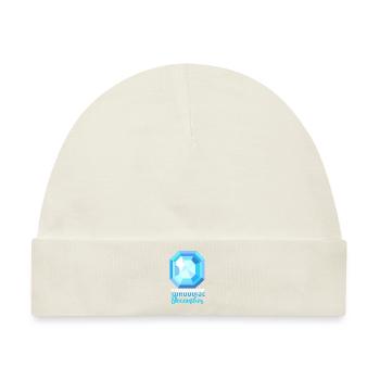 Edelsteine - Baby Premium Organic Mütze - Naturweiß - Vorne