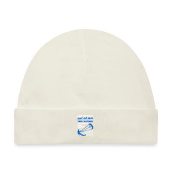 Je weiter draußen auf dem Meer, desto weiter bin - Baby Premium Organic Mütze - Naturweiß - Vorne