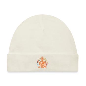 Hinduismus Mandala Meditation Geschenk Buddha - Baby Premium Organic Mütze - Naturweiß - Vorne