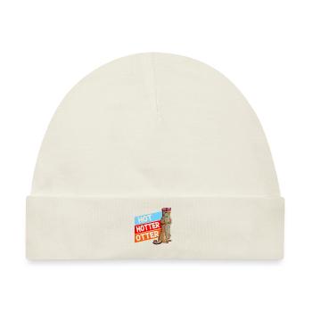 Fischotter Hot Hotter Otter Marder süßes Tierchen - Baby Premium Organic Mütze - Naturweiß - Vorne