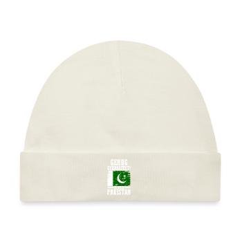 Urlaub Pakistaner Pakistan - Baby Premium Organic Mütze - Naturweiß - Vorne