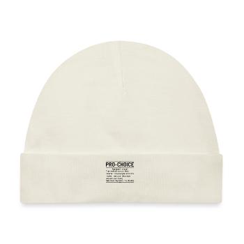 Eine lustige Definition von Pro-Choice - Baby Premium Organic Mütze - Naturweiß - Vorne