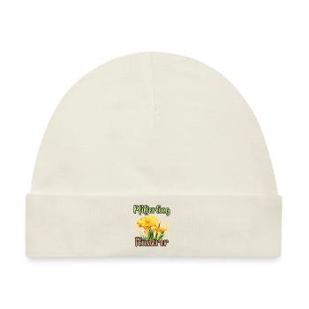 Pfifferling Flüsterer Pilzsammler Pfifferling - Baby Premium Organic Mütze - Naturweiß - Vorne