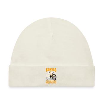 Kansas reisen geschenk - Baby Premium Organic Mütze - Naturweiß - Vorne