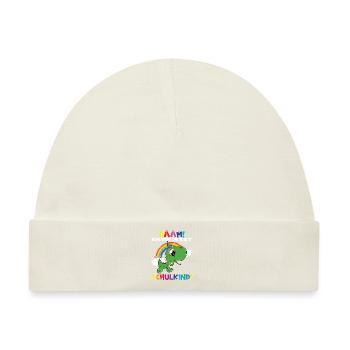 Bääm! Ich Bin Jetzt Schulkind Einschulung - Baby Premium Organic Mütze - Naturweiß - Vorne
