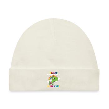 Bääm! Ich Bin Jetzt Schulkind Einschulung - Baby Premium Organic Mütze - Naturweiß - Vorne