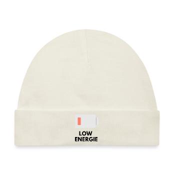 Low Energie - Baby Premium Organic Mütze - Naturweiß - Vorne
