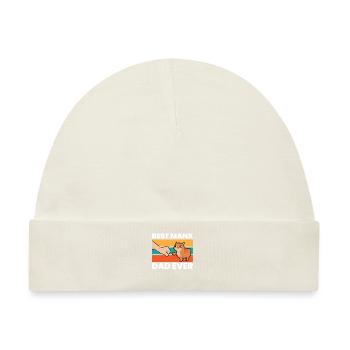 Manx Cat Owner Best Manx Dad Ever - Baby Premium Organic Mütze - Naturweiß - Vorne