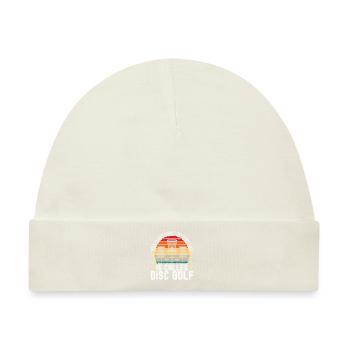 Disc Golf Disc Golfer - Baby Premium Organic Mütze - Naturweiß - Vorne